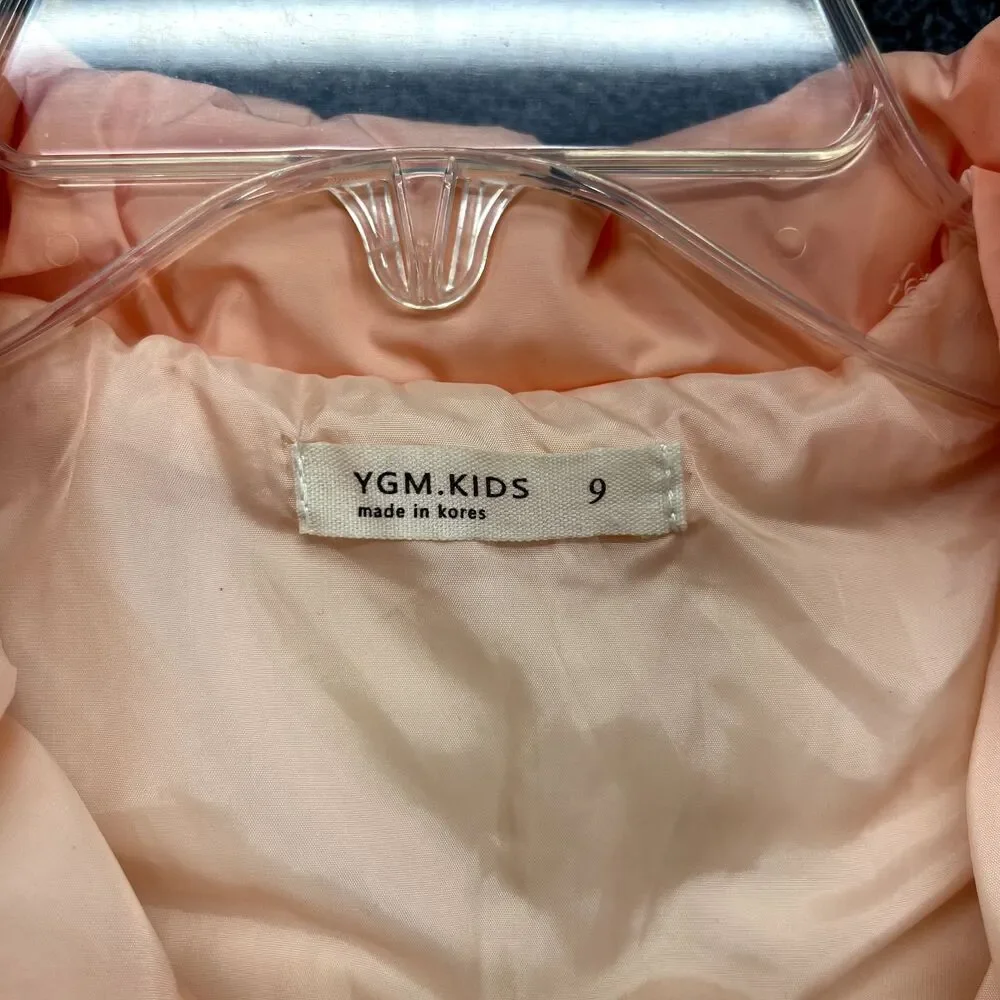 YGM Kids Puffer Bunting Bunny Hooded Winter Snow Suit Infants 9 Salmon‎